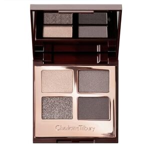 Charlotte Tilbury Luxury Palette The Rock Chick Silver Gray Smoky Neutral Quad